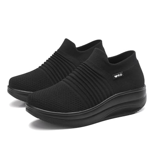 Roltte Women's Slip-On Nurse Shoes, Slip Resistant & Comfortable for Work