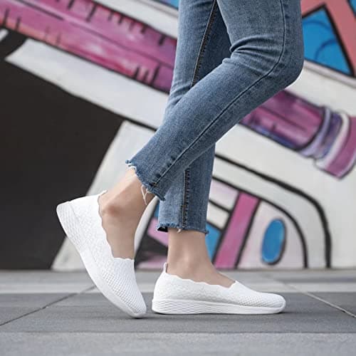 Poemlady Women's Mesh Casual Ballet Flat Shoes