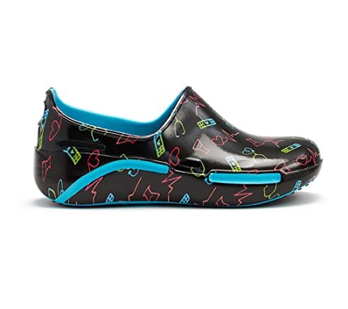 Oil- and Slip-Resistant Anywear Streak Nurse Shoes for Women and Men