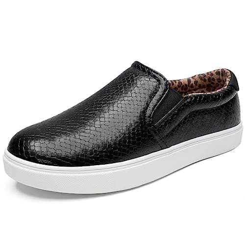 STQ Women's Slip-On Loafers: Comfortable Fall Business Casual Sneakers