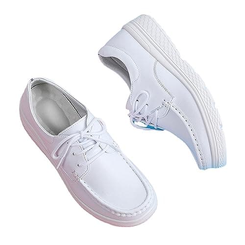Purubylley Women's Breathable Slip-Resistant Nursing Shoes