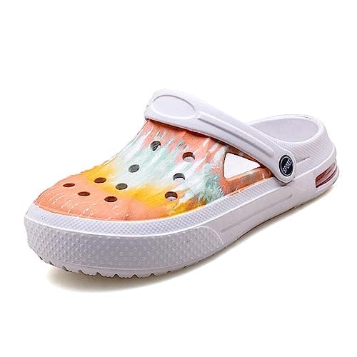 Eliogn Women's Garden Clogs Shoes Anti-Slip Beach Sandals