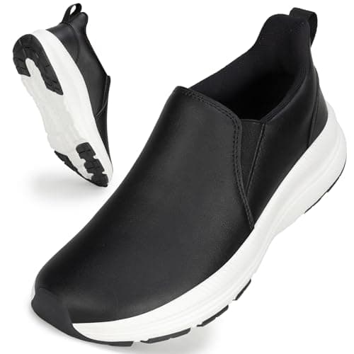 ZOVE Ultra Wide Toe Box Waterproof Nursing Shoes for Women
