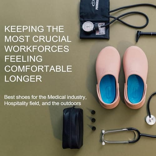 Frontline Pro 3 Slip-On Clogs - Arch Support, Non-Slip Footwear
