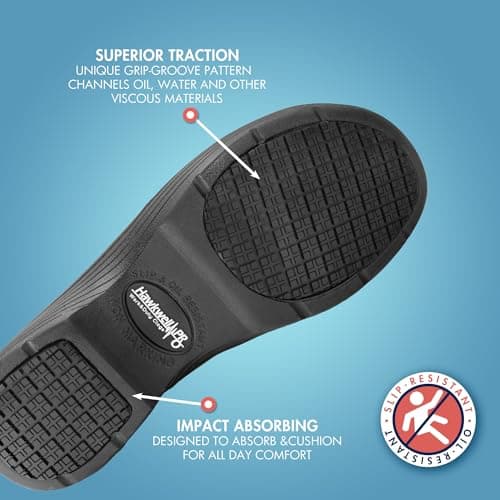 Hawkwell Pro Lightweight Slip Resistant Nurse Clogs for Women Arch Support
