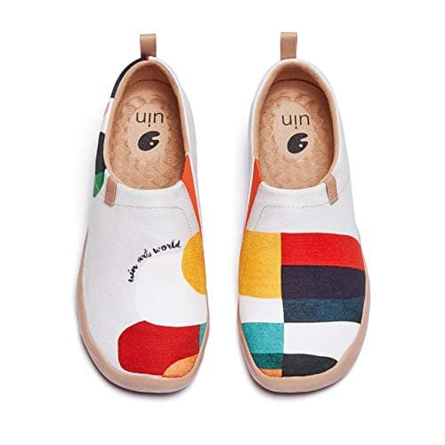 UIN Women's Floral Casual Slip-On Shoes Lightweight & Comfortable