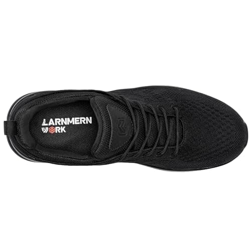 Mens Non-Slip Work Shoes Slip-On Water Resistant Walking Sneakers