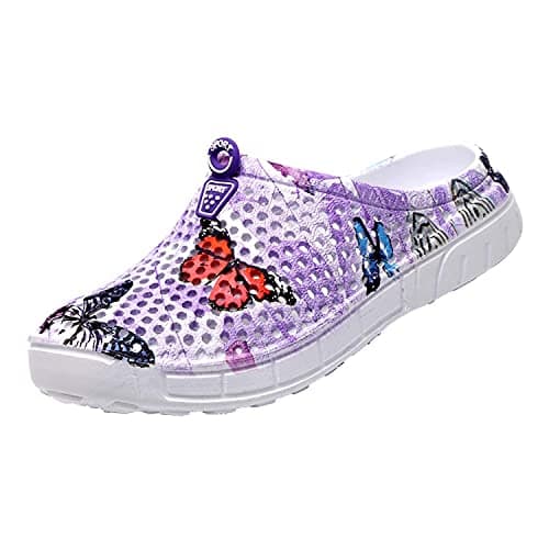 Eliogn Women's Garden Clogs Shoes Anti-Slip Beach Sandals