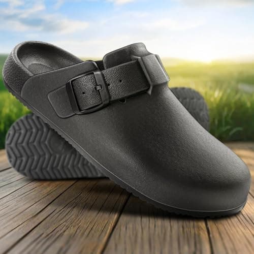 Bigant Mercy Mules for Women - Slip-On Nurse Shoes & Garden Work