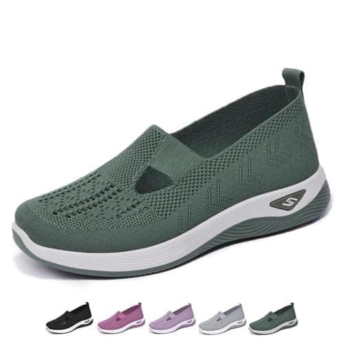 2024 Bawcud Women's Soft Sole Breathable Mesh Walking Shoes