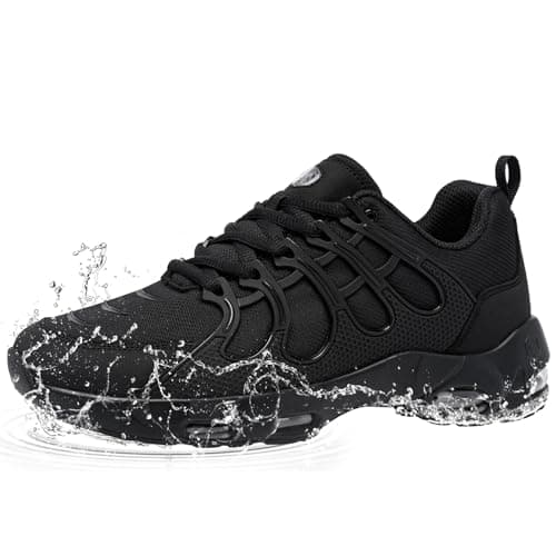 LARNMERN Non-Slip Work Shoes for Men | Slip Resistant Casual Sneakers