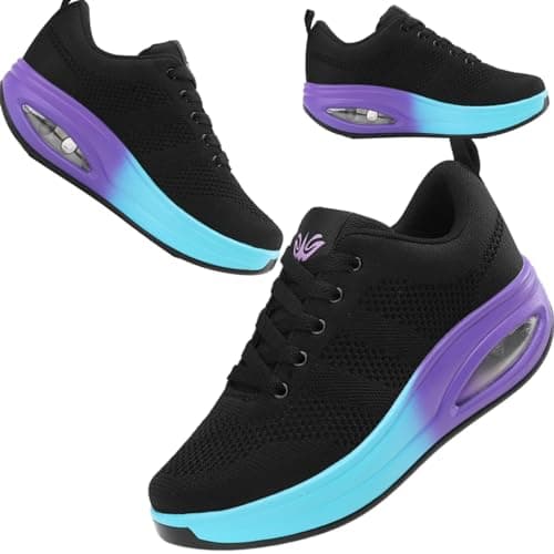 Comfortable Lightweight Slip Resistant Walking Shoes for Women Nurses