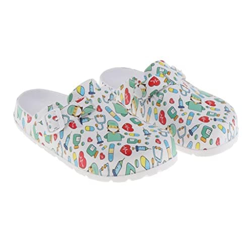 Women's Printed Work Chef Nursing Clogs