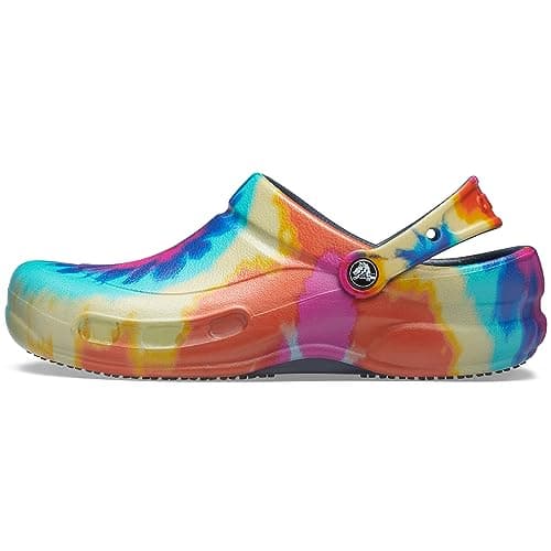 Crocs Unisex-Adult Bistro Graphic Slip Resistant Clogs