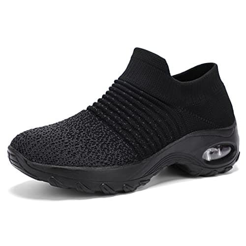 Non-Slip Arch Support Walking Shoes for Women | breathable Mesh Tennis Sneakers