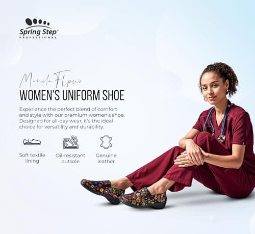 Spring Step Women's Manila-flpwr Uniform Dress Shoe