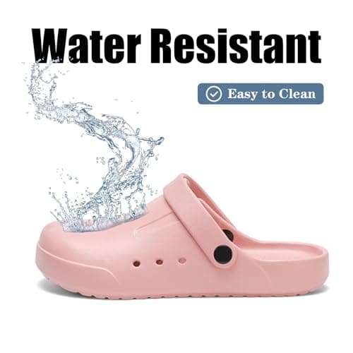 DAYUMKOU Lightweight Slip-On Clogs, Non-Slip for Men Women Work Nurses