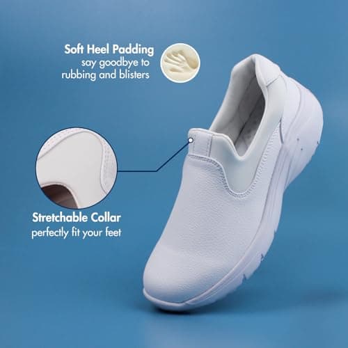 Hawkwell Women's Lightweight Comfortable Nursing Shoes Slip Resistant