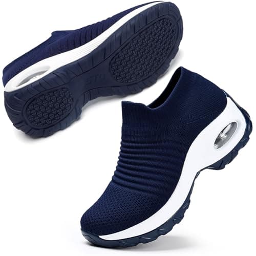Women's Non-Slip Walking Shoes for Plantar Fasciitis Comfort and Arch Support