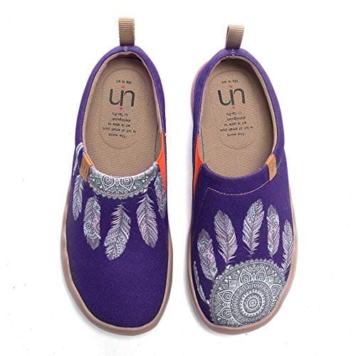 UIN Women's Art Travel Slip-On Flats Lightweight & Breathable