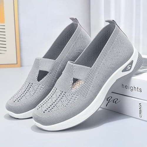 2024 Bawcud Women's Soft Sole Breathable Mesh Walking Shoes