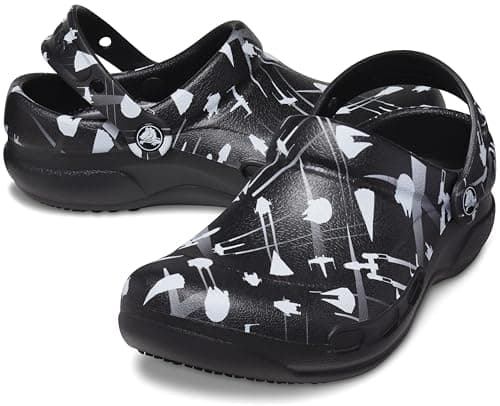 Crocs Unisex-Adult Bistro Graphic Clogs Slip-Resistant Work Shoes