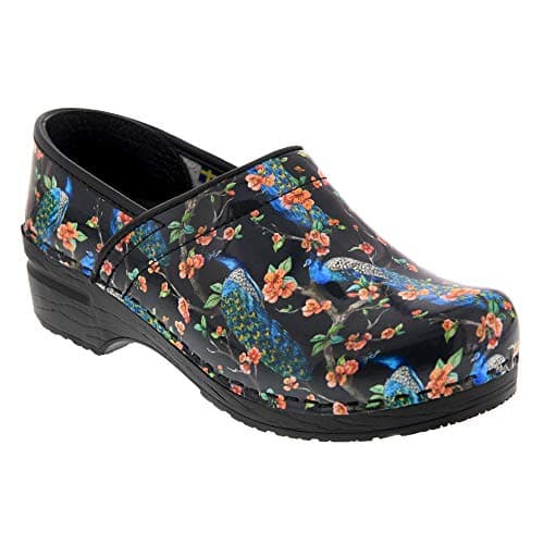 BJORK Swedish Comfort Women's Printed Leather Clogs