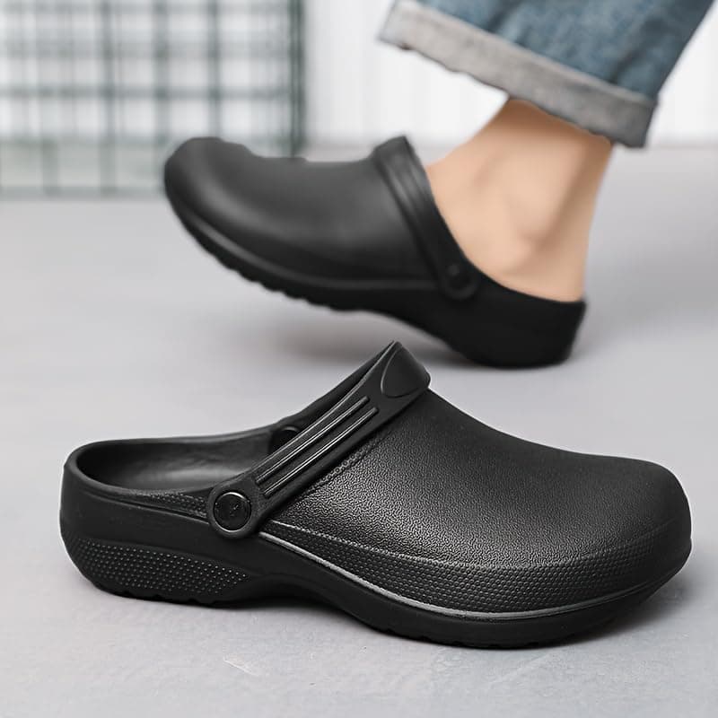 Hhhchpm Unisex EVA Clogs, Comfortable & Durable, Non-Slip, Oil-Resistant Kitchen Shoes