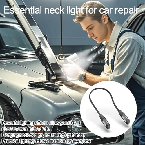 Neck Light Emergency Flashlight for Reading, Camping & Repairing