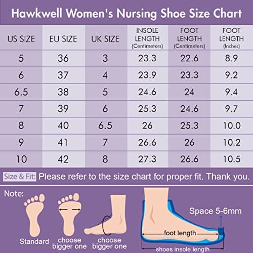 Women's Lightweight Slip Resistant Nursing Shoes