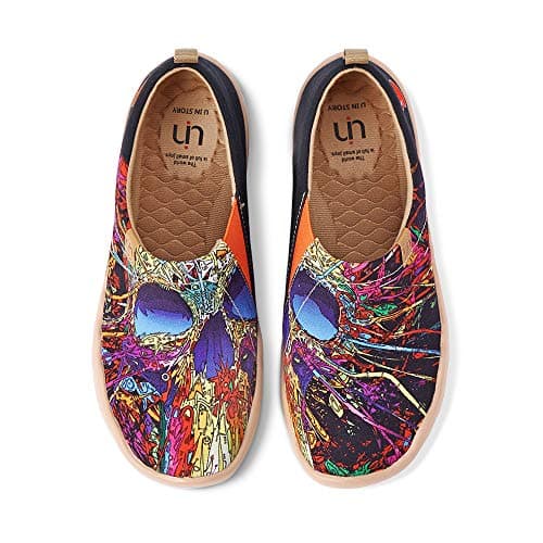 UIN Women's Floral Casual Slip-On Shoes Lightweight & Comfortable