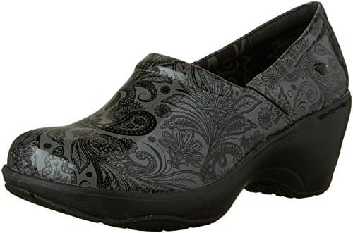 Nurse Mates Bryar Shoes - Full-Grain Leather, Slip-Resistant, Comfort Support, Black