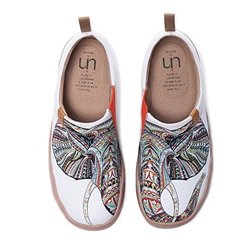 UIN Women's Art Travel Slip-On Flats Lightweight & Breathable