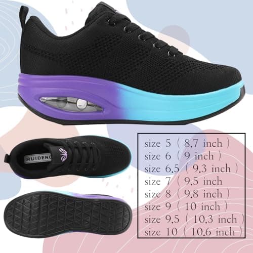 Comfortable Lightweight Slip Resistant Walking Shoes for Women Nurses