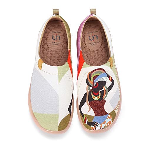 UIN Women's Art Travel Slip-On Flats Lightweight & Breathable