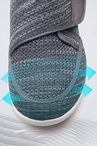 Men's Diabetes-Friendly Adjustable Sports Shoes with Anti-Slip Soles