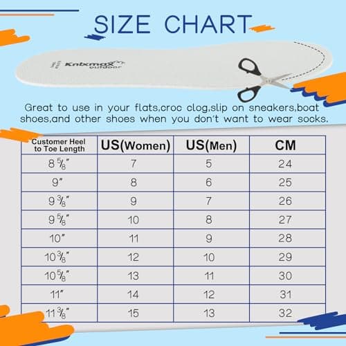 Ultra-Thin Crocs Insoles for Comfort, Gardening, Nursing, Chef, Waterproof Boots Size 7/EU40 Grey