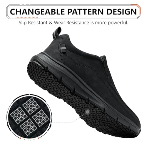 Waterproof Men's & Women's Non-Slip Work Shoes for Kitchen & Restaurant