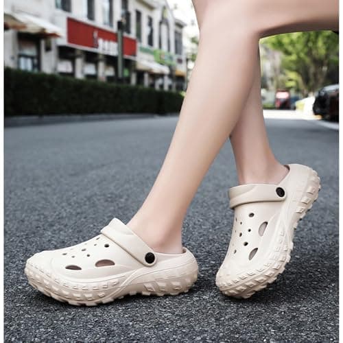 Sunporx Unisex Garden Clogs - Comfort, Breathable, Anti-Slip Summer Sandals