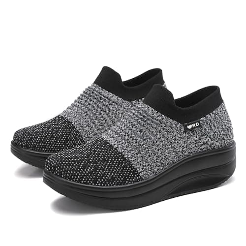 Roltte Women's Slip-On Nurse Shoes, Slip Resistant & Comfortable for Work