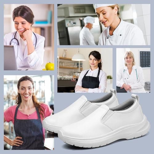 Janiffy Non-Slip Women's Nurse Shoes - Slip-On, Lightweight, Comfortable