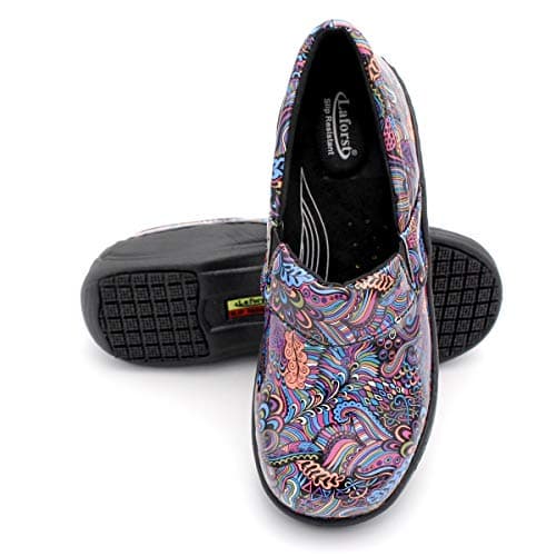 Laforst Women's Slip Resistant Work Shoes PU Upper Clog