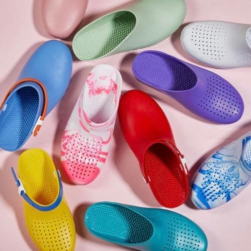 Autoclavable Clogs with Upper Ventilation, Made in Italy, Non Slip Nursing Shoes, Eco Friendly Rubber