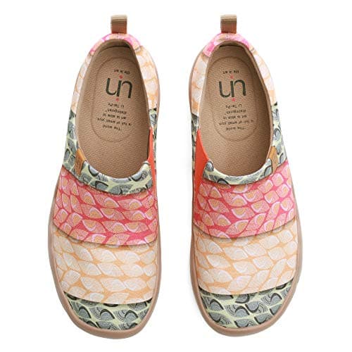 UIN Women's Art Travel Slip-On Flats Lightweight & Breathable