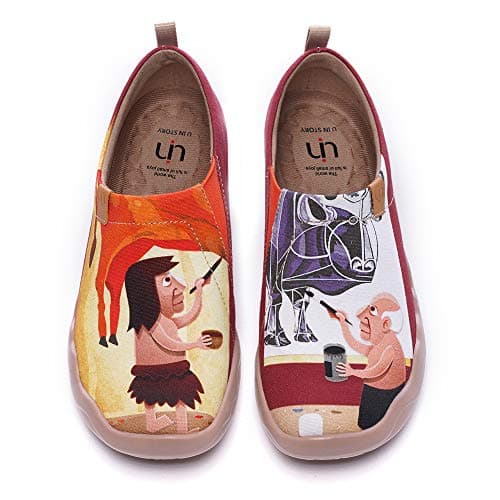 UIN Women's Floral Casual Slip-On Shoes Lightweight & Comfortable
