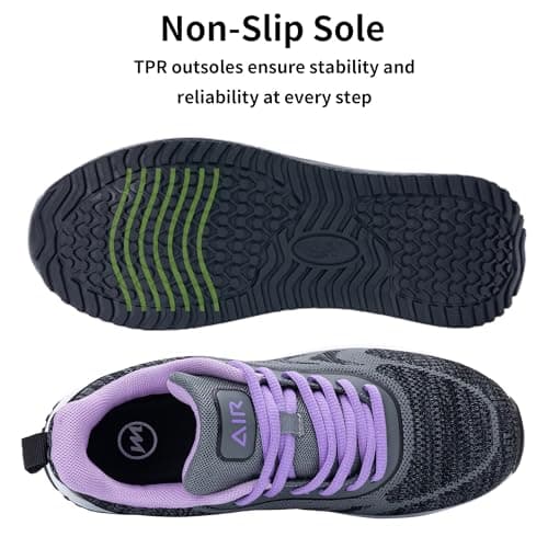 Women's Arch Support Walking Shoes for Plantar Fasciitis Pain Relief US 5.5-11