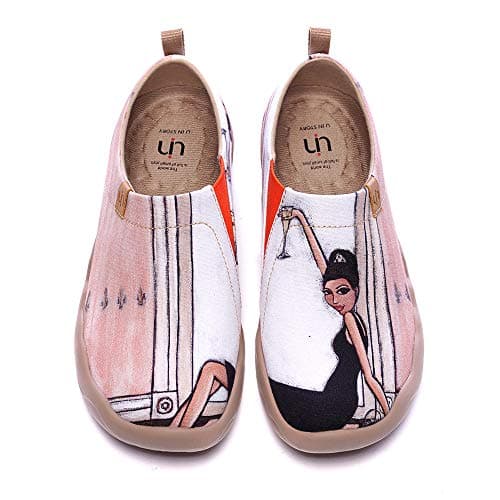UIN Women's Art Travel Slip-On Flats Lightweight & Breathable