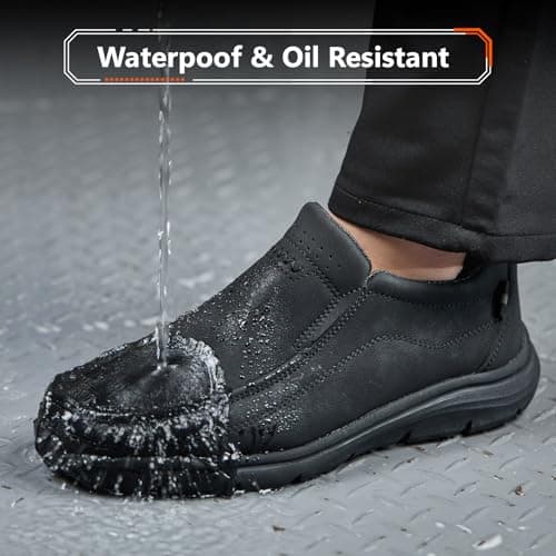 Waterproof Men's & Women's Non-Slip Work Shoes for Kitchen & Restaurant