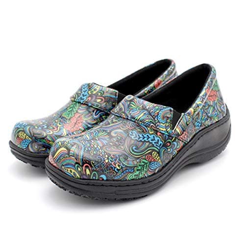 Laforst Women's Slip Resistant Work Shoes PU Upper Clog