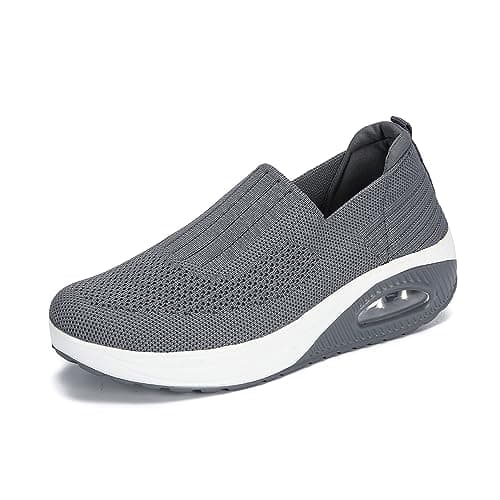Touchmosees Women's Diabetic-Friendly Air Cushion Walker Sneaker